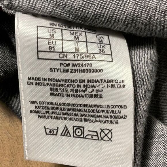 Guess 100% Cotton Western Denim Snap Shirt Medium. - Picture 9 of 9